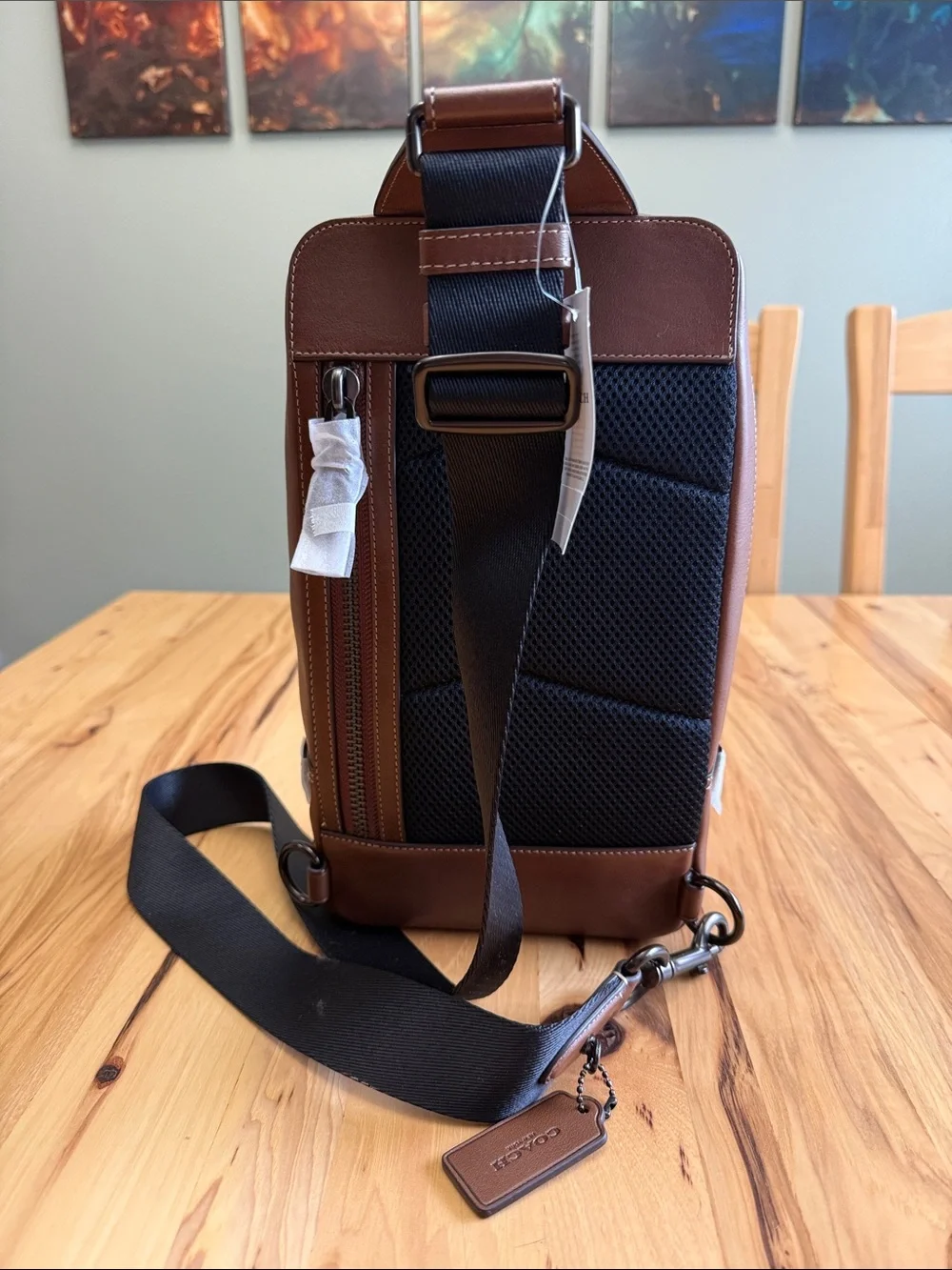 NWT Coach Gotham Pack (Dark Saddle)